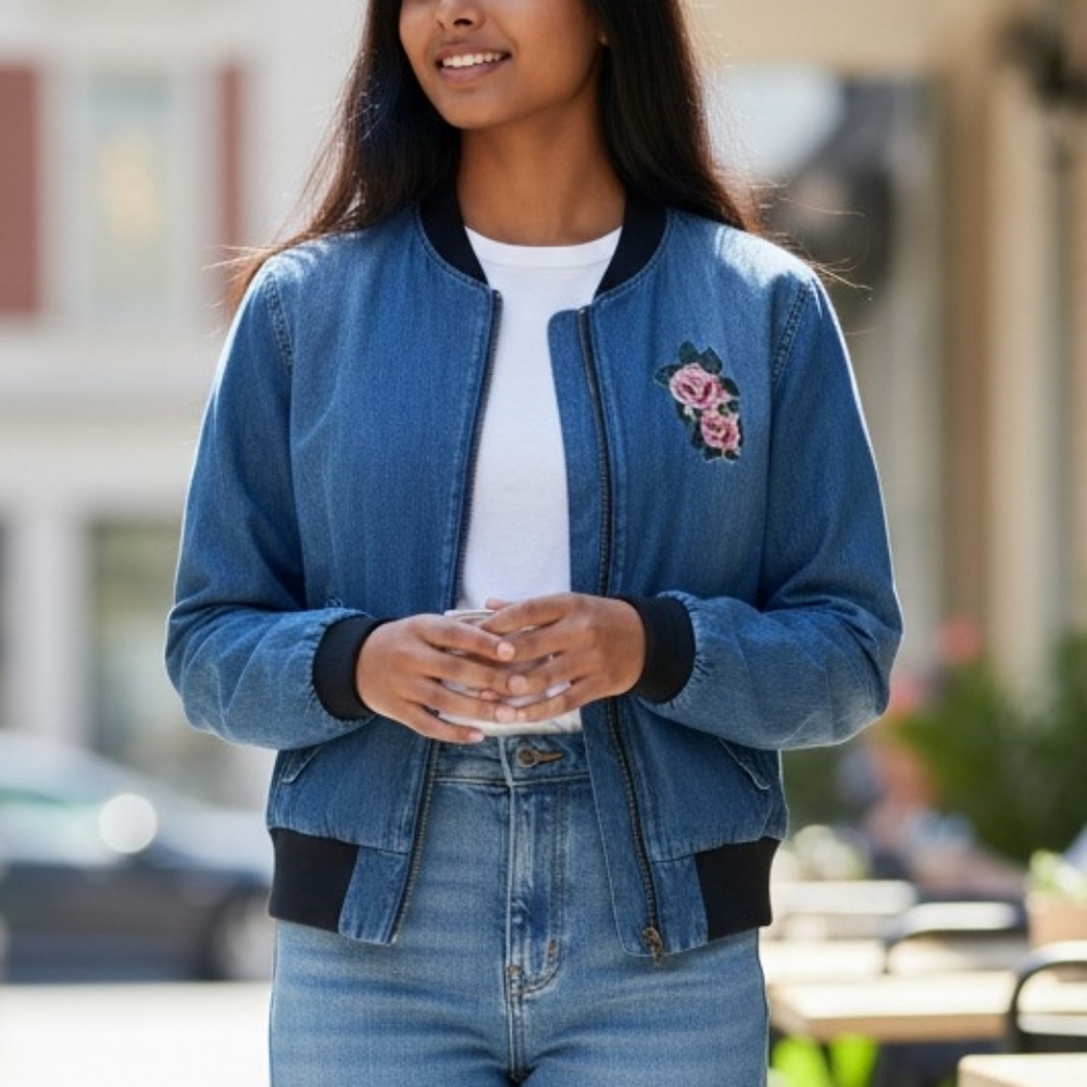 Hudson Bomber Jacket Size Girls XL